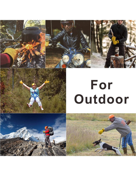 Guantes de Trabajo KIM YUAN de Cuero XXL Ajustables