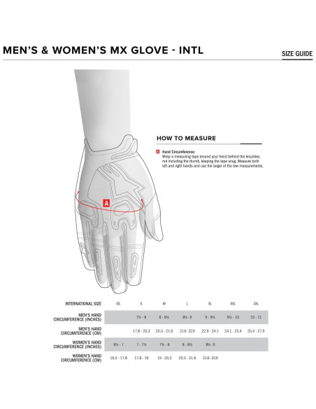 Guantes de Motocross Alpinestars Radar Pro Medianos