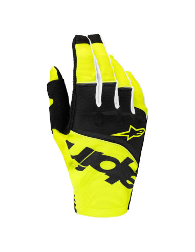 Guantes de Motocicleta Alpinestars Techstar Negro/Amarillo 2X