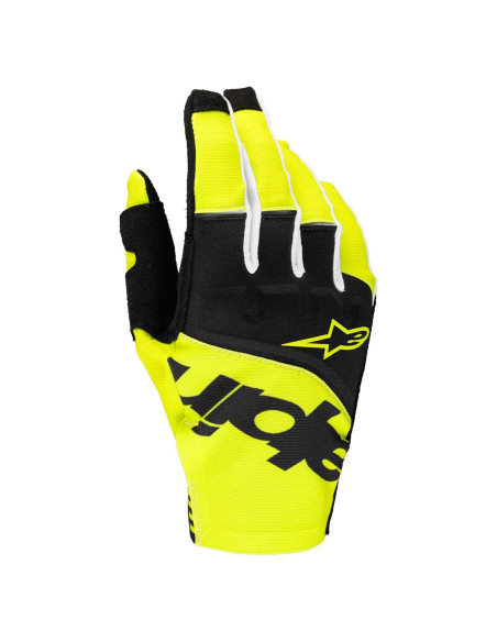Guantes de Motocicleta Alpinestars Techstar Negro/Amarillo 2X