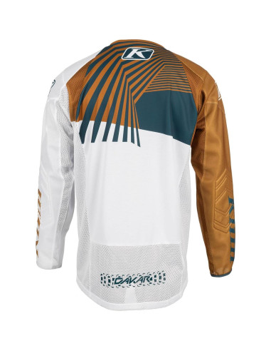 Jersey Off-Road para Hombre KLIM Dakar Marrón Dorado T. Pequeño