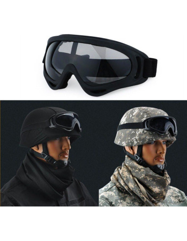 Conjunto de Gafas de Seguridad Nainsect + 2 Mascarillas Carbón