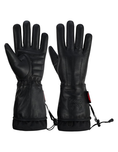 Guantes de Motocicleta para Mujeres Hugger de Cuero Impermeable