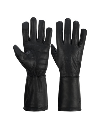 Guantes de cuero extra largos para hombres Hugger - X-Large