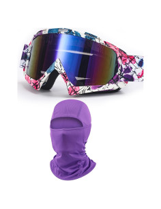 Gafas de Motocross Immoono con Balaclava UV y Antiviento