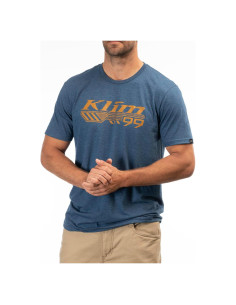 Camiseta Gráfica Tri-Blend KLIM para Hombre - Grande Neptuno Jaspeado