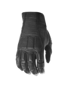 Guantes de Cuero Highway 21 Negros X-Large Ajustables
