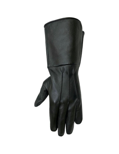 Guantes de cuero sin forro para hombres - Steampunk, tamaño grande