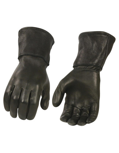 Guantes de Motocicleta Shaf G316-BLK de Cuero para Hombres