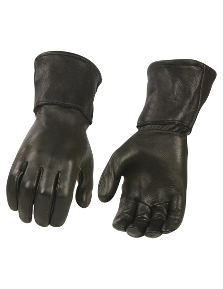 Guantes de Motocicleta Shaf G316-BLK de Cuero para Hombres
