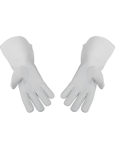 Guantes de Cuero Glamtron para Hombre con Manguito Largo