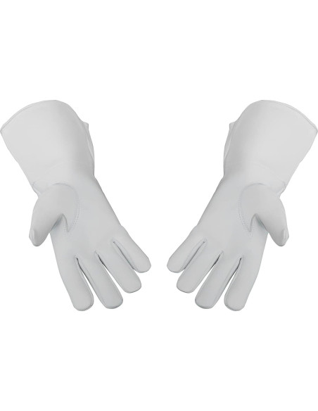Guantes de Cuero Glamtron para Hombre con Manguito Largo