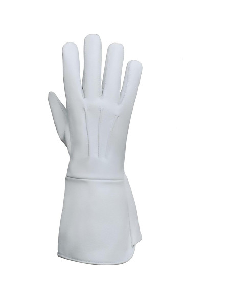 Guantes de Cuero Glamtron para Hombre con Manguito Largo