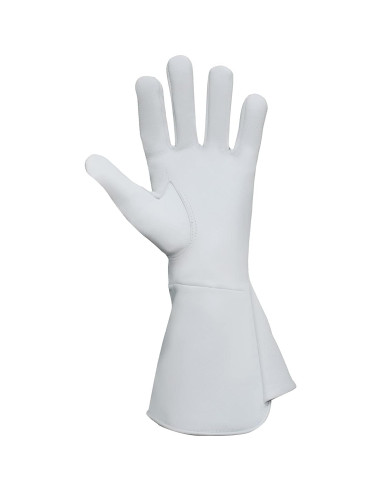Guantes de Cuero Glamtron para Hombre con Manguito Largo