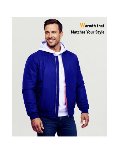 Chaqueta Térmica Wulcea para Hombres 12V 18400mAh Azul