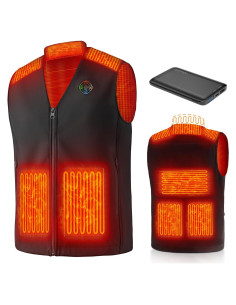 Chaleco Térmico Eléctrico para Hombres con Batería 10000mAh