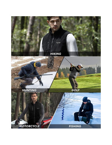 Chaleco Térmico ARRIS para Hombres con Batería 7500mAh