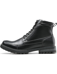 Botín de Motocicleta Bruno Marc para Hombre - Negro 45.5 2