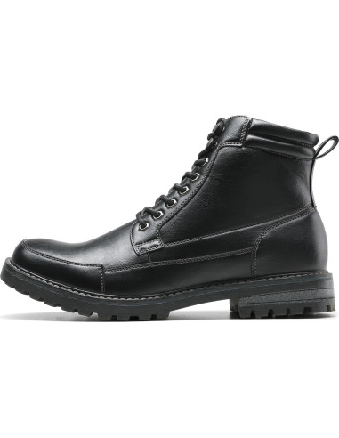 Botín de Motocicleta Bruno Marc para Hombre - Negro 45.5