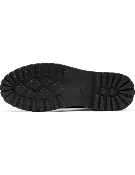 Botín de Motocicleta Bruno Marc para Hombre - Negro 45.5