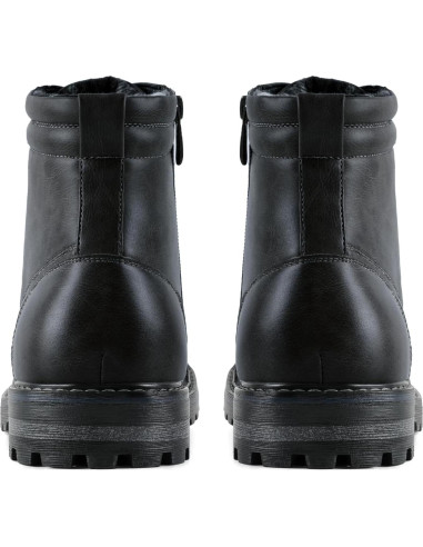 Botín de Motocicleta Bruno Marc para Hombre - Negro 45.5