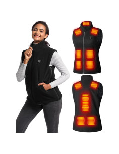 Chaleco Térmico Eléctrico para Mujeres Shenzhen FY-02 Negro