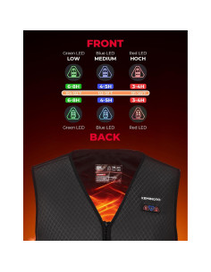 Chaleco Térmico KEMIMOTO para Hombres con Batería 10000mAh 2