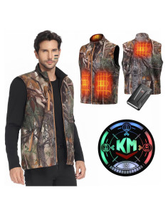 Chaleco Térmico KEMIMOTO para Caza con Batería 20000mAh
