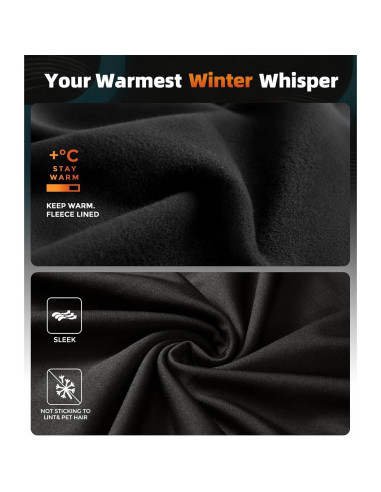 Conjunto Térmico de Ropa Interior para Hombre CL - Mediano, Negro