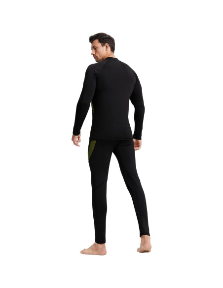 Conjunto Térmico de Ropa Interior para Hombre CL - Mediano, Negro