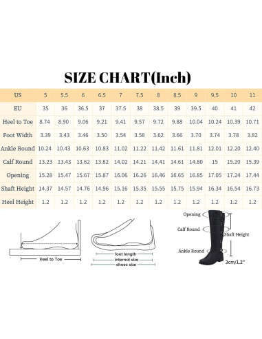 Botas Altas de Moto Strappy Syktkmx para Mujeres - Marrón Oscuro