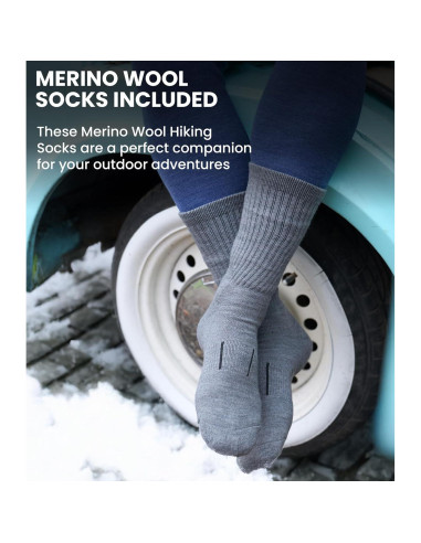 Capa Base de Lana Merino Merino.tech para Hombres - Manga Larga 250g/m