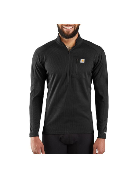 Camiseta de Capa Base Carhartt Hombre Grande Negra