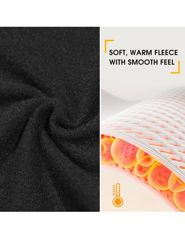 Camiseta Térmica Hombre FitsT4 Forro Polar Negro Mediano