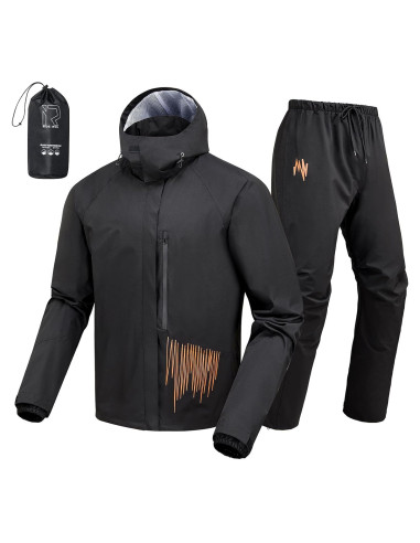 Traje de Lluvia RIDEIRON para Motocicleta 15000mm Impermeable