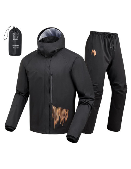Traje de Lluvia RIDEIRON para Motocicleta 15000mm Impermeable