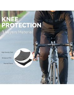 Pantalones de Ciclismo de Invierno ROCKBROS Térmicos y a Prueba de Viento 2