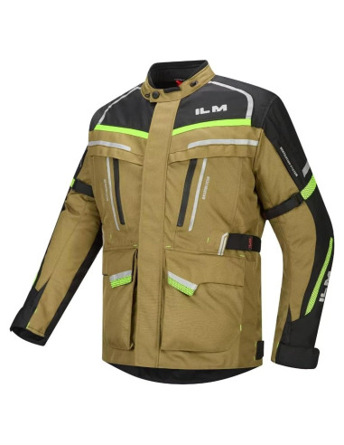Chaqueta de Motocicleta ILM JRL3 Impermeable Térmica L