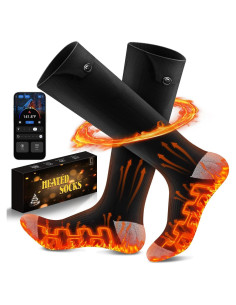 Calcetines Calentados LVTFTAD APP Recargables 6000mAh Unisex