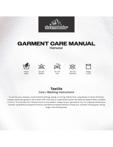 Traje de Lluvia de Dos Piezas Tourmaster Shield Negro Grande