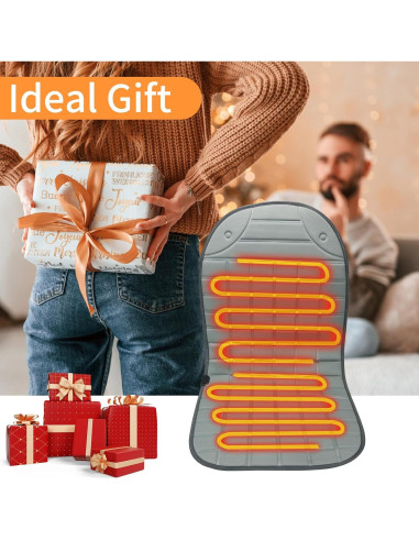 Funda de Asiento Slashome 2-Pack Gris Ajustable para Auto