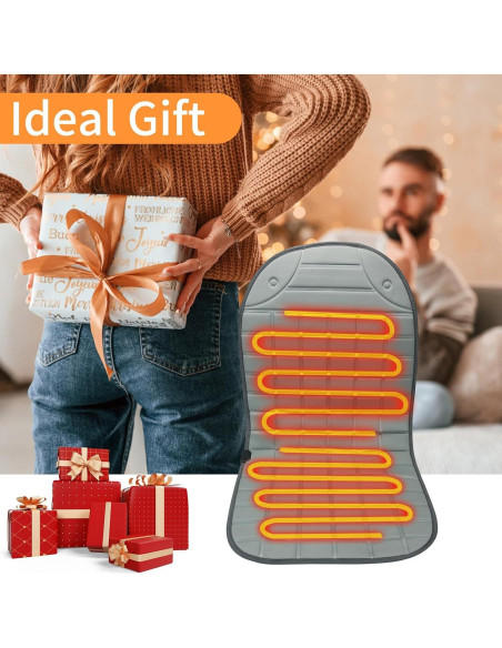 Funda de Asiento Slashome 2-Pack Gris Ajustable para Auto