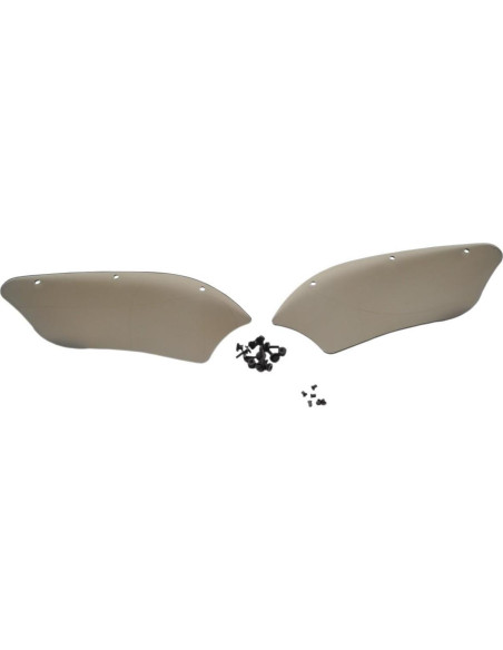 Deflector de Viento Batwing Memphis Shades Negro 38x30cm