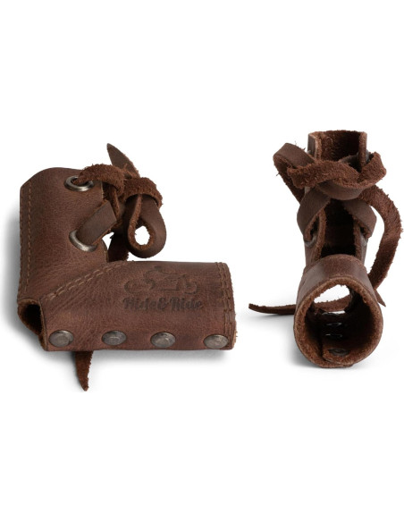 Calcetín de Palanca de Cambio Hide & Ride Cuero Marrón
