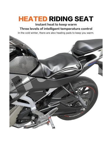 Cojín de Asiento Calentado IZTOSS para Motocicleta 12V