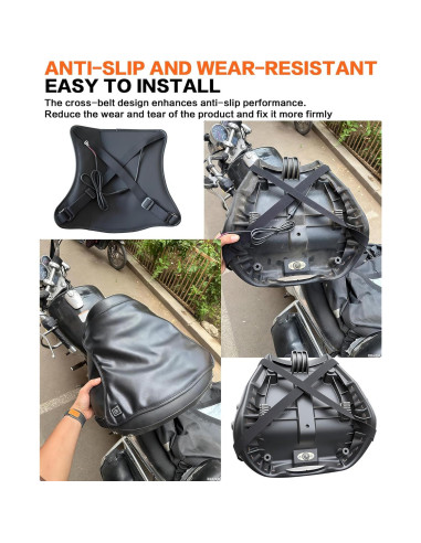 Cojín de Asiento Calentado IZTOSS para Motocicleta 12V