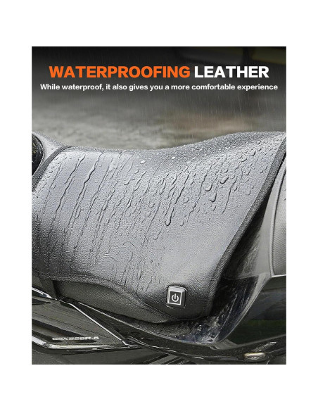 Cojín de Asiento Calentado IZTOSS para Motocicleta 12V