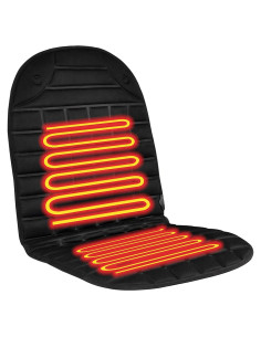 Cubiertas de Asiento Calentadas Usoway, 2 Temperaturas, Negro
