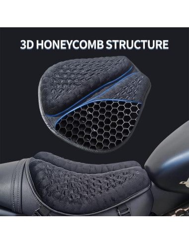 Cojín de Asiento de Gel Feiteplus con Estructura 3D Antideslizante