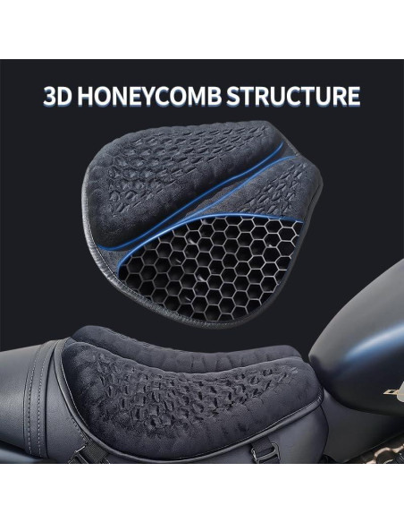 Cojín de Asiento de Gel Feiteplus con Estructura 3D Antideslizante